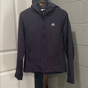 Adidas Dark Gray Hooded Jacket